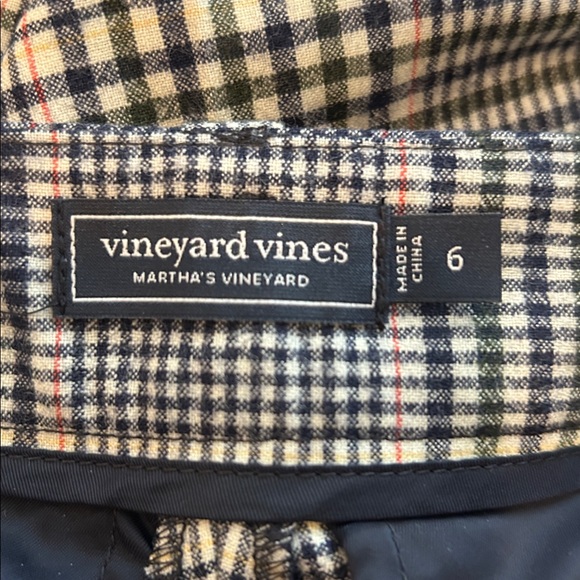 VINEYARD VINES Plaid Trouser NWOT Pants - Picture 11 of 12